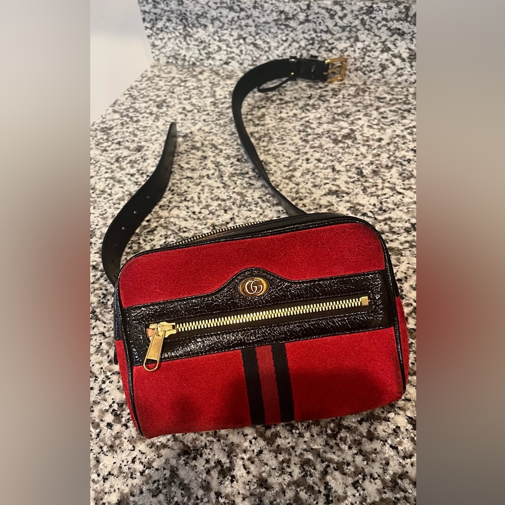 Gucci Ophidia Shoulder Bag Red